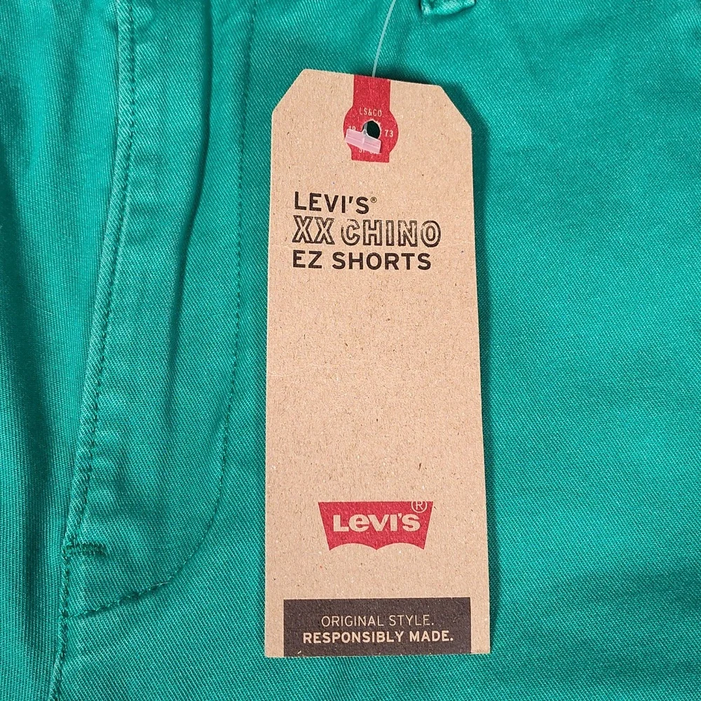 NWT Mens Levi's XX Chino EZ‎ Shorts green S